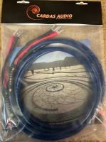 Cardas Crosslink Speaker Cable 1/4 9mm Spade To Spade 3.0m - NEW OLD STOCK